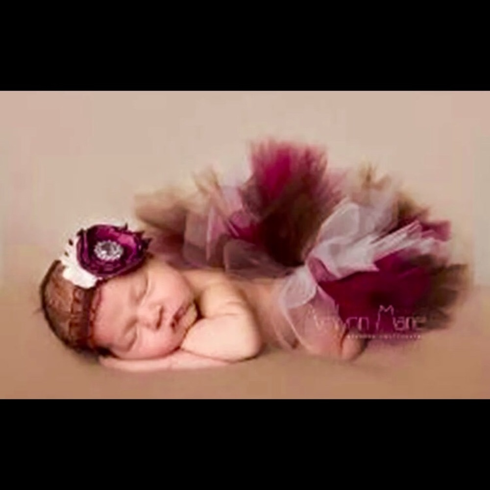 Newborn Girl Ballet Tutu Photo Prop Costume